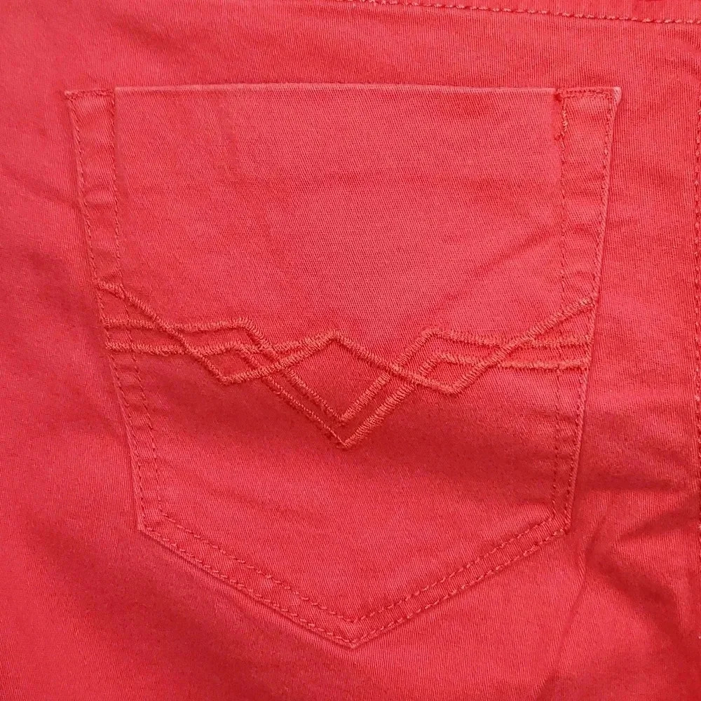 Zanadi Red Capri Jeans Size 16 - Picture 8 of 9